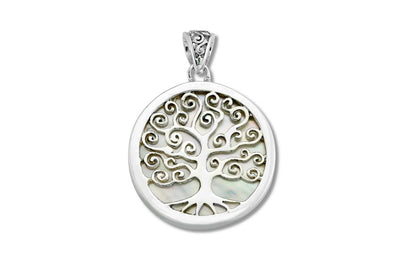 Tree Of Life Pendant- Mother of Pearl