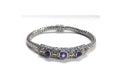 Trifecta Bracelet- Amethyst