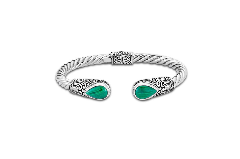 Tungkat Bangle- Malachite