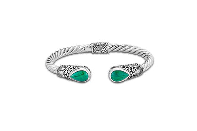 Tungkat Bangle- Malachite