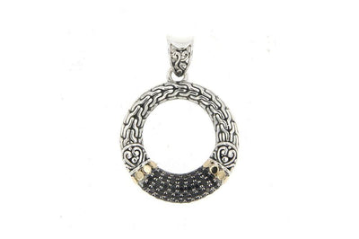 Ubud Pendant- Black Spinel
