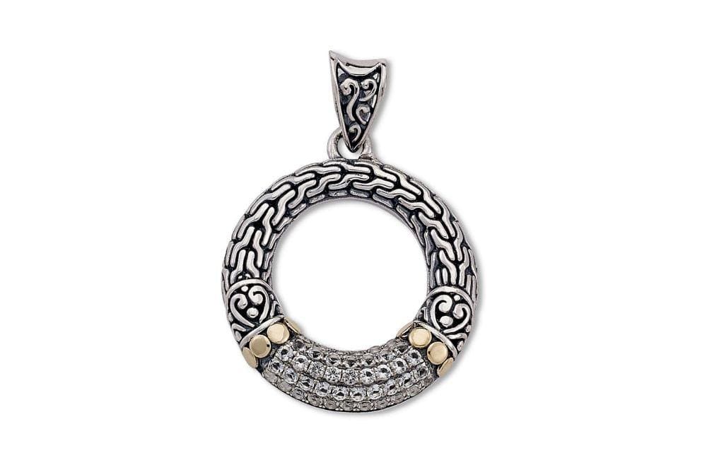 Ubud Pendant- White Topaz