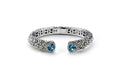 Vivace Bangle- Blue Topaz