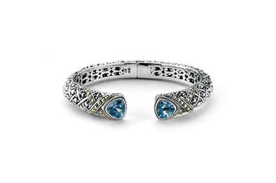 Vivace Bangle- Blue Topaz