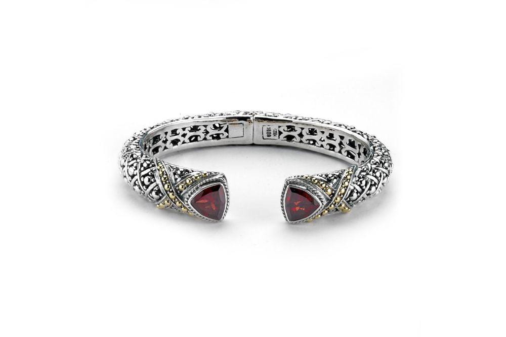 Vivace Bangle- Garnet