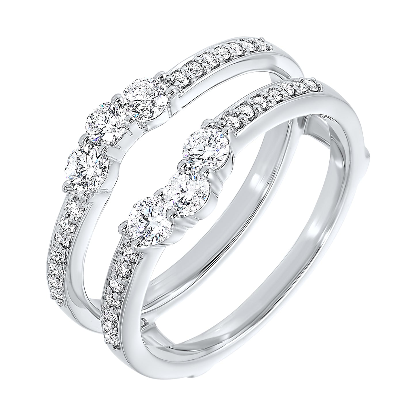 14Kt White Gold Diamond 5/8Ctw Ring