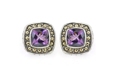 Zion Earrings- Amethyst
