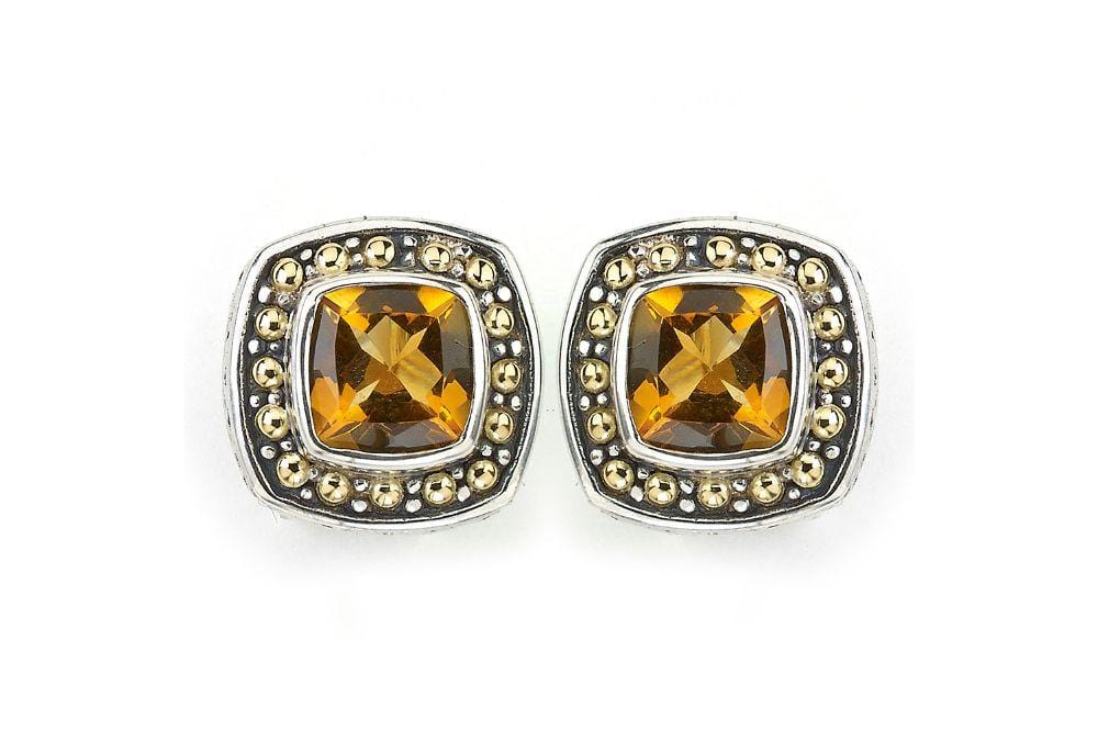 Zion Earrings- Citrine