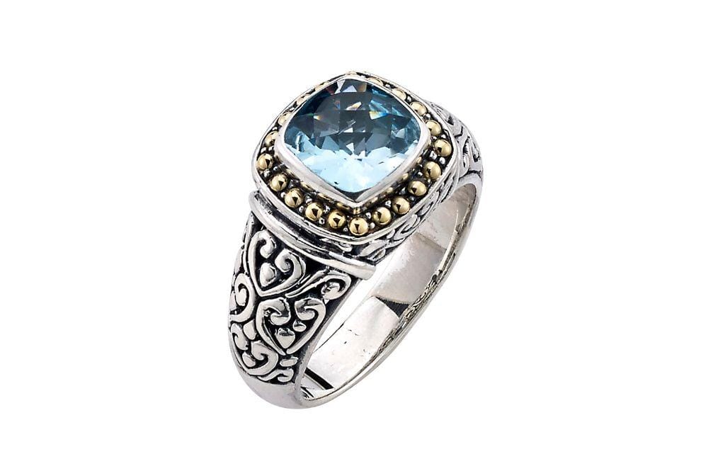 Zion Ring- Blue Topaz