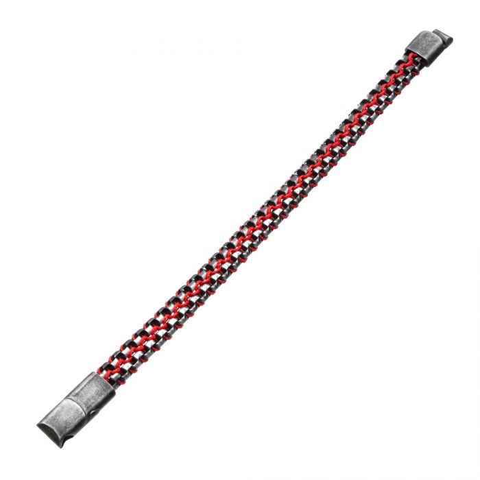 Allegiance Red Stainless Steel Bracelet | INOX