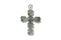 Glow Cross Pendant- Labradorite