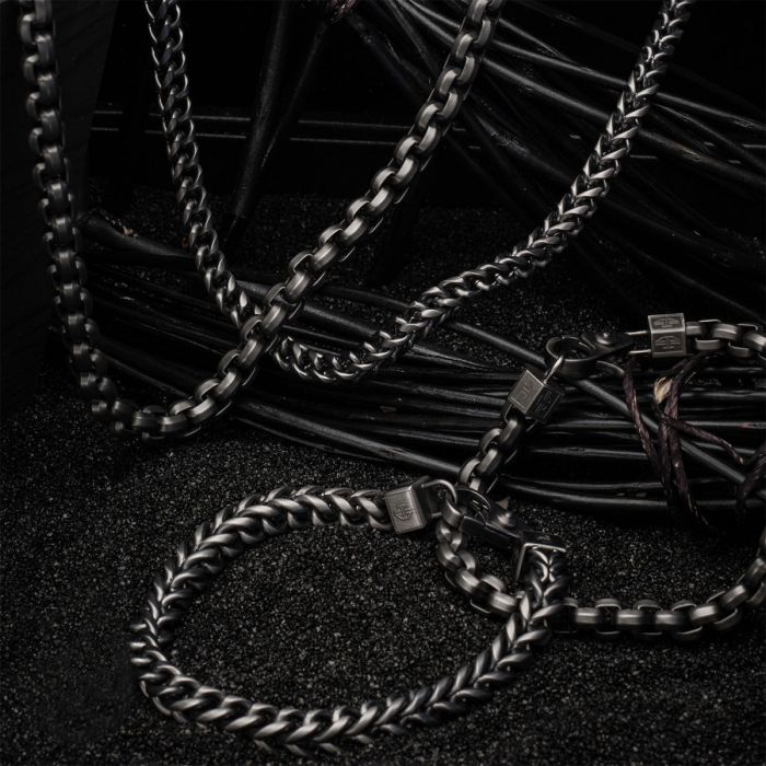 Hollis Bahringer Men's Stainless Steel Necklace | INOX