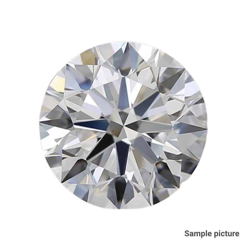 5.01 Carat Round IGI Labgrown Diamond, With Certificate ID LG670427617