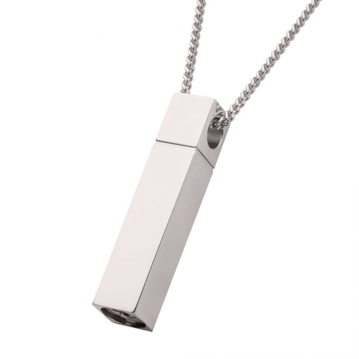 The Keepsake Urn Engravable Pendant with Chain | INOX