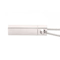 The Keepsake Urn Engravable Pendant with Chain | INOX