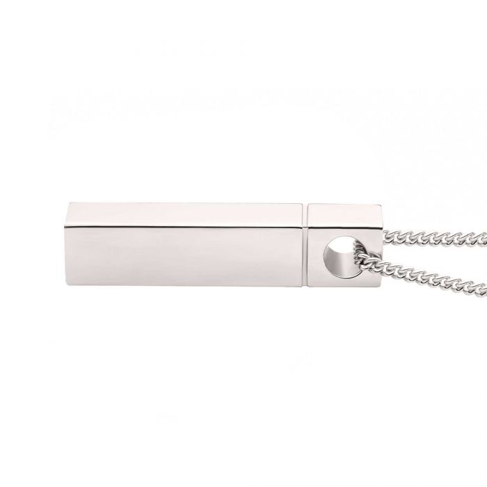 The Keepsake Urn Engravable Pendant with Chain | INOX
